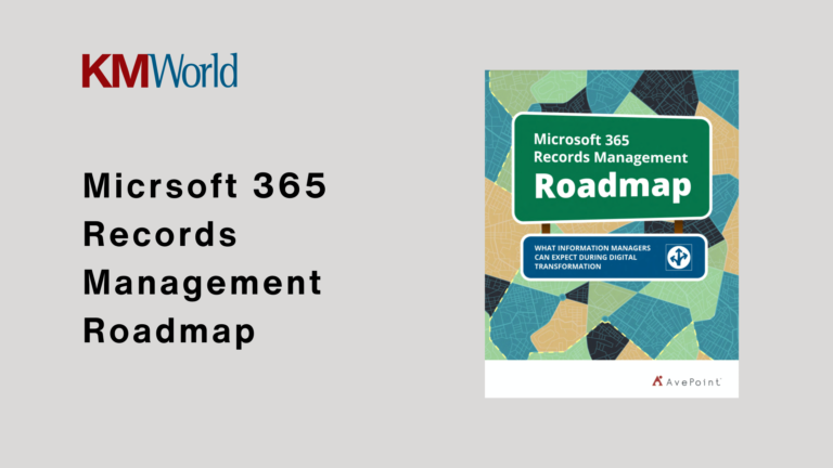 Micrsoft 365 Records Management Roadmap