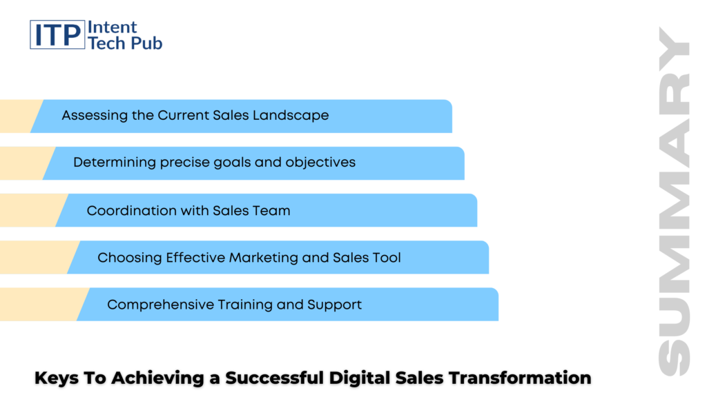 Keys to achieving a successful digital sales transformation