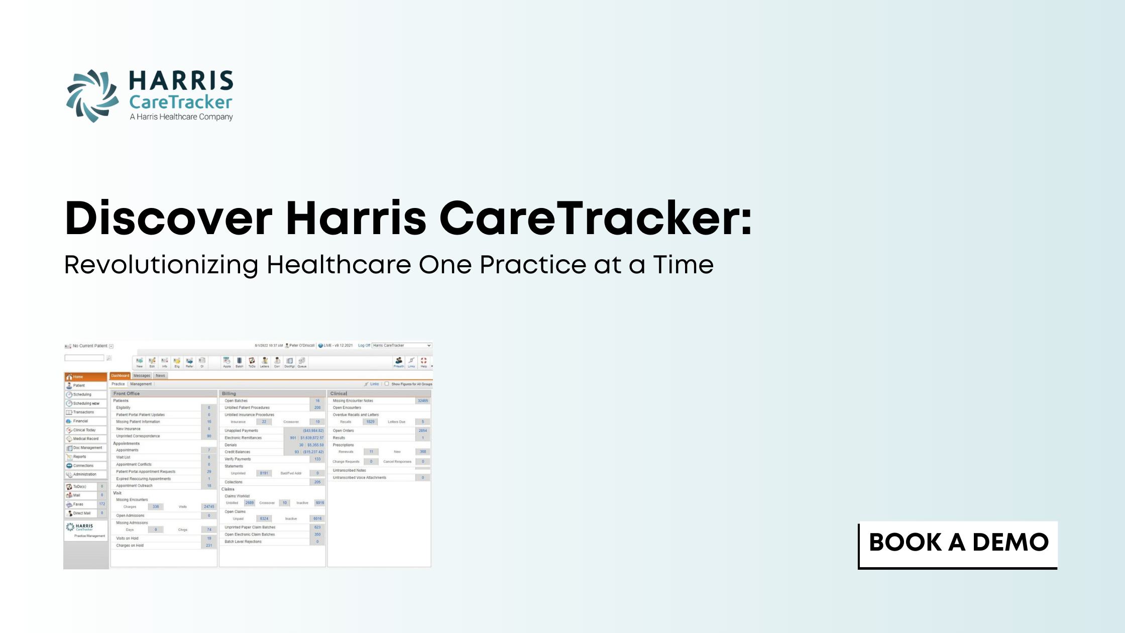 Harris Care Tracker Practice Management - Intent Technology Publications