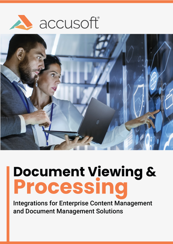 Document Viewing & Processing Integrations for Enterprise Content Management and Document Management Solutions