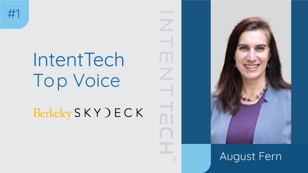 IntentTech Top Voice: Interview with Berkeley SkyDeck's August Fern