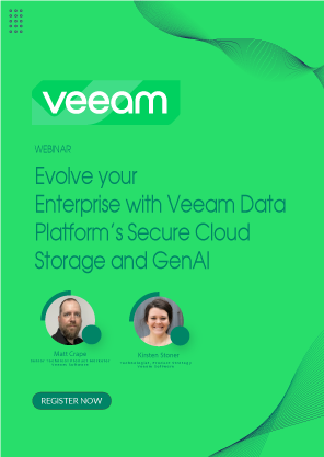 Evolve your Enterprise with Veeam Data Platform's Secure Cloud Storage and GenAI