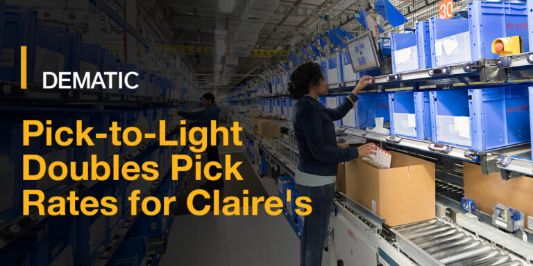 Pick-to-Light Doubles Pick Rates for Claire's