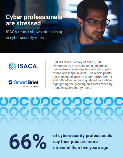 Cyber professionals are stressed