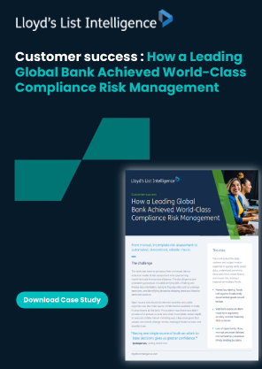 Customer success : How a Leading Global Bank Achieved World-Class Compliance Risk Management