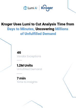 How Kroger Cut Analysis Time from Days to Minutes, Uncovering Millions of Unfulfilled Demand