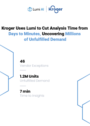 How Kroger Cut Analysis Time from Days to Minutes, Uncovering Millions of Unfulfilled Demand