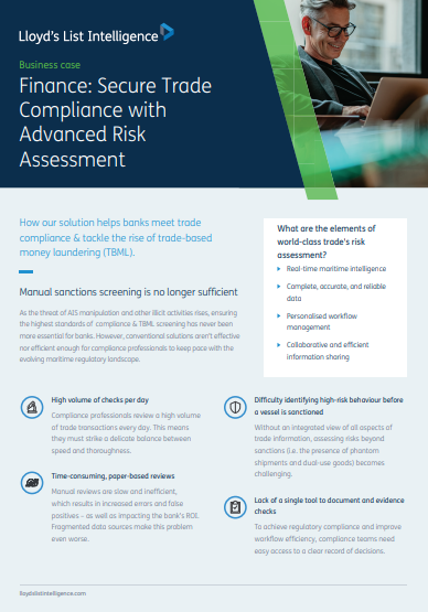 Finance: Secure Trade Compliance with Advanced Risk Assessment