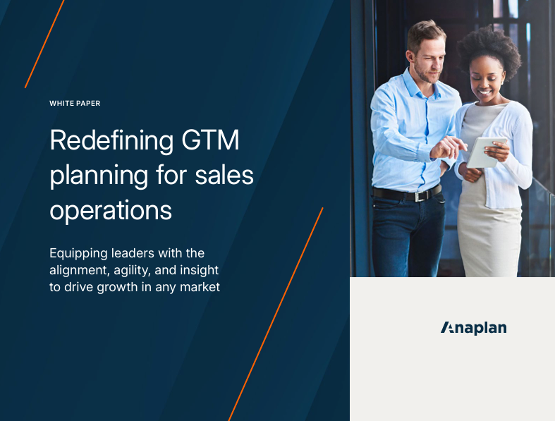 Redefining GTM planning for sales operations
