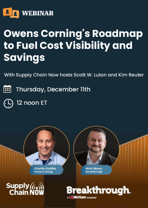 Owens Corning's Roadmap to Fuel Cost Visibility and Savings