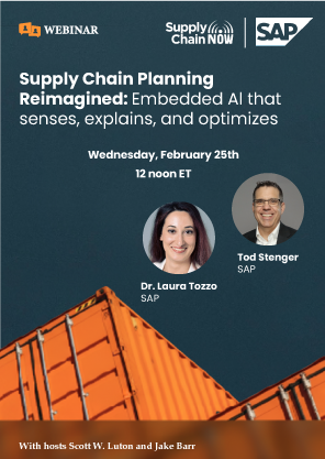 Supply Chain Planning Reimagined: Embedded AI that senses, explains, and optimizes
