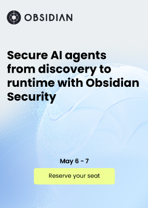 Secure AI agents from discovery to runtime with Obsidian Security